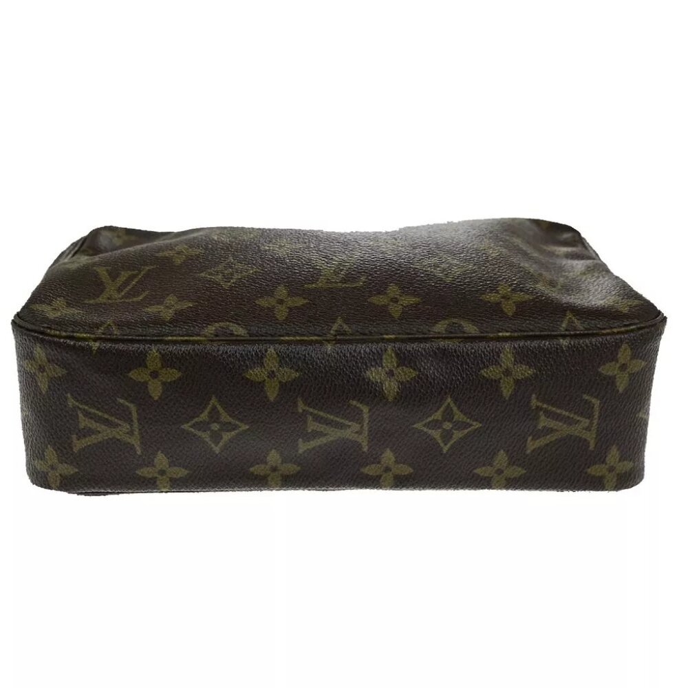 LOUIS VUITTON Trousse Toilette 23 Clutch Hand Bag Monogram Brown - Picture 3 of 14